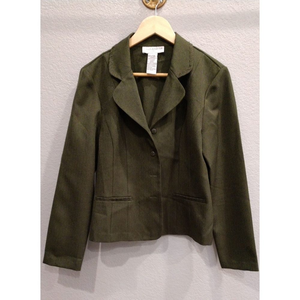 Sag Harbor Forest Green Blazer